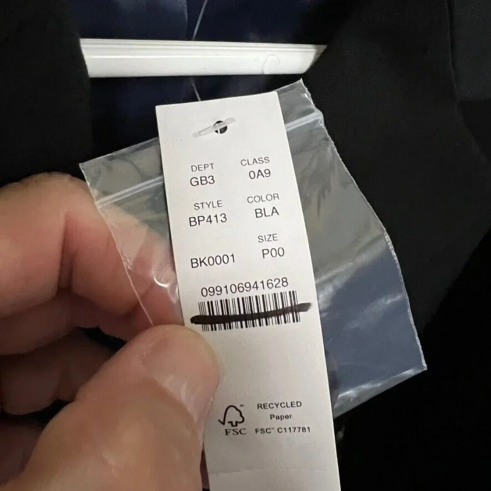 J.Crew $248 Petite Devon Blazer Bi-Stretch Cotton Blend Black Size P00 BP413 - Picture 8 of 9